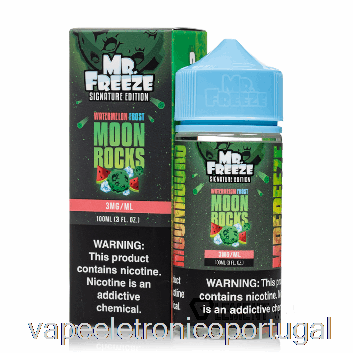 Vape Eletrônico Moonrocks - Melancia Geada - Mr Freeze - 100ml 0mg